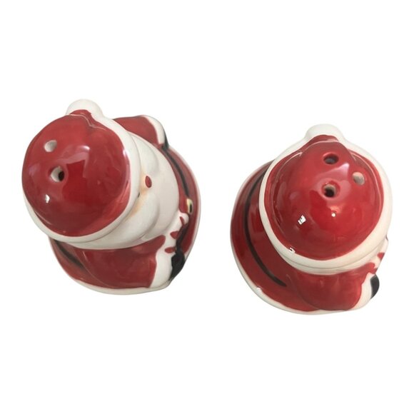 Vintage Santa Claus Ceramic Salt & Pepper Shaker Set, Approx. 4 inches Tall - Picture 5 of 6